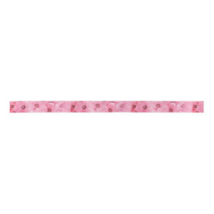 En Satin Ruban satiné large de 1,5 po, POPPIES ROSE