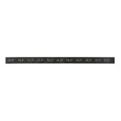 En Satin Ruban SLP (noir et or) (Devant)
