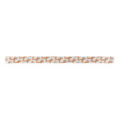 En Satin Ruban standard orange (Devant)