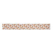 En Satin Ruban standard orange (Devant)