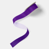 En Satin Ruban violet avec texture subtile - personnalisabl (Dos)