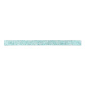 En Satin Scribbleprints Ruban Turquoise (sans fil) (Devant)