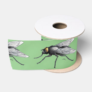 En Satin Tourbe à ruban vert Fly Buddy