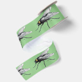 En Satin Tourbe à ruban vert Fly Buddy (Dos)