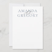 en script volledige foto elegante bedankpas bedankkaart (Achterkant)