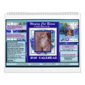 En s'envolant le chat secourez le calendrier de (Protection)