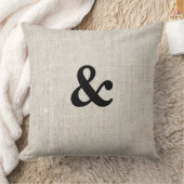 en Sierkussen van Linen Burlap (Deken)