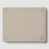 En souvenir affectueux Funérailles beige marron (Verso)