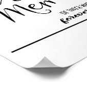 "En souvenir affectueux" impression noir et blanc (Coin)