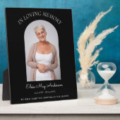 En souvenir affectueux simple plaque commémorative (Côté)