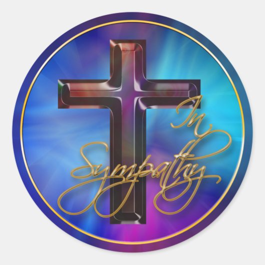 En Sympathie Mère de la Croix de Perle Stickers (Devant)