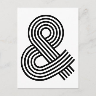 & en teken de Kortere weg van het pictogram van he Briefkaart