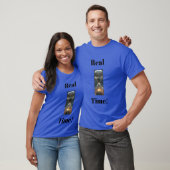 "En temps réel !" T-Shirt Graphique En Verre D'Heu (Unisexe)