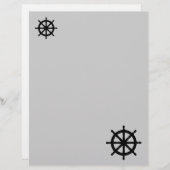 En-tête à thème nautique ou papeterie (Devant / Derrière)