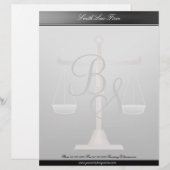 En-tête de la lettre d'affaires du procureur (Devant / Derrière)