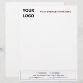 En-tête de la lettre d'information du logo de l'en (Devant / Derrière)