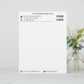 En-tête de la lettre d'information du logo du nom  (Debout devant)