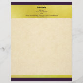 EN-TÊTE DE LETTRE 麻の葉文様のエレガントなレターヘッド (Devant)