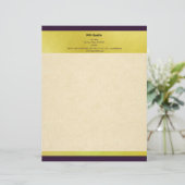 EN-TÊTE DE LETTRE 麻の葉文様のエレガントなレターヘッド (Debout devant)