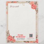 En-tête De Lettre Adoration pure JW 2025 Convention Lettre écriture (Devant)