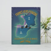 En-tête De Lettre Affiche de vacances France en Espagne (Debout devant)