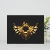 En-tête De Lettre Ailes de Steampunk (Debout devant)