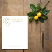En-tête De Lettre Amalfi Lemon Chic