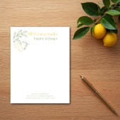 En-tête De Lettre Amalfi Lemon Chic