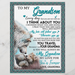 En-tête De Lettre Amour grand-fils  Lettre à mon petit-fils de grand