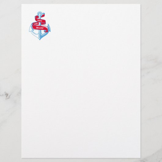 En-tête De Lettre Ancre (Devant)