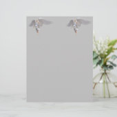 En-tête De Lettre Angel blanc coloré (Debout devant)