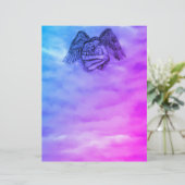 En-tête De Lettre Angel Eros en amour (Debout devant)