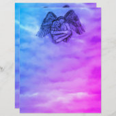 En-tête De Lettre Angel Eros en amour (Devant / Derrière)