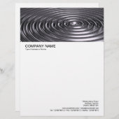 En-tête De Lettre Anneaux concentrés - Chrome (Devant / Derrière)