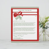 En-tête de lettre annuel de bulletin d'information (Debout devant)