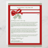 En-tête de lettre annuel de bulletin d'information (Devant / Derrière)