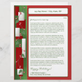 En-tête de lettre annuel de bulletin d'information (Devant / Derrière)