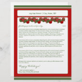 En-tête de lettre annuel de bulletin d'information (Devant / Derrière)