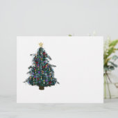 En-tête De Lettre Arbre de Noël fixe (Debout devant)