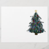 En-tête De Lettre Arbre de Noël fixe (Dos)