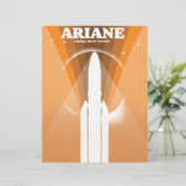 En-tête De Lettre Ariane Guiana Space Center (Debout devant)