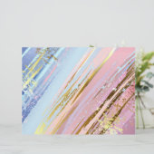 En-tête De Lettre Arrière - plan rose texturé (Debout devant)