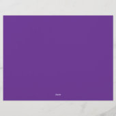 En-tête De Lettre arrière - plan violet avec bordure blanche (Dos)