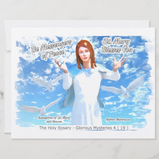 En-tête De Lettre Assomption de Sainte Marie au Ciel 2 (Devant)