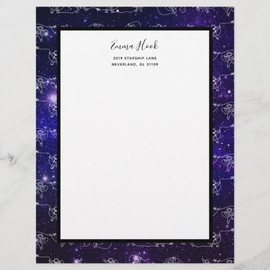 En-tête De Lettre Astronaut (Devant)