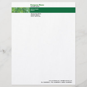 En-tête De Lettre Avec Motif Bande photo - Feuille