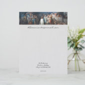 En-tête De Lettre Avec Motif Christ quitter Praetorium (Debout devant)