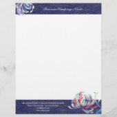 En-tête De Lettre Avec Motif Chrysanthemum Spa élégant (Devant)