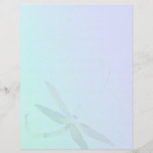 En-tête De Lettre Avec Motif Design d'intérieur Blue Dragonfly (Dos)