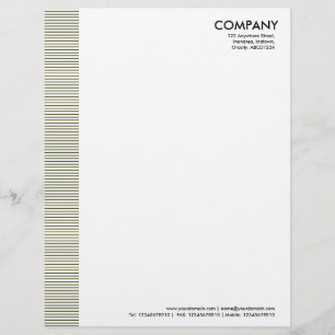 En-tête De Lettre Avec Motif Lined Margin